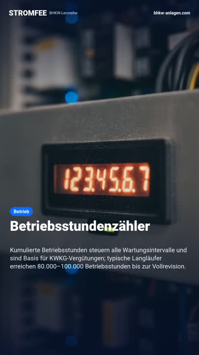 Betriebsstundenzähler