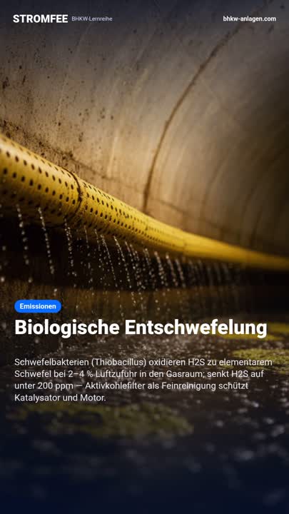 Biologische Entschwefelung