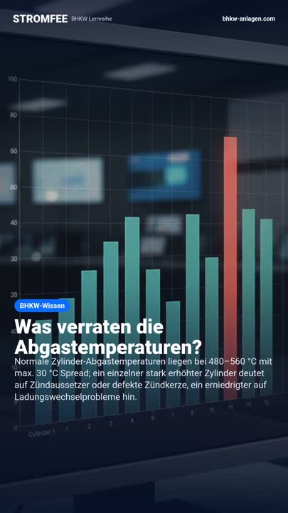 Was verraten die Abgastemperaturen?