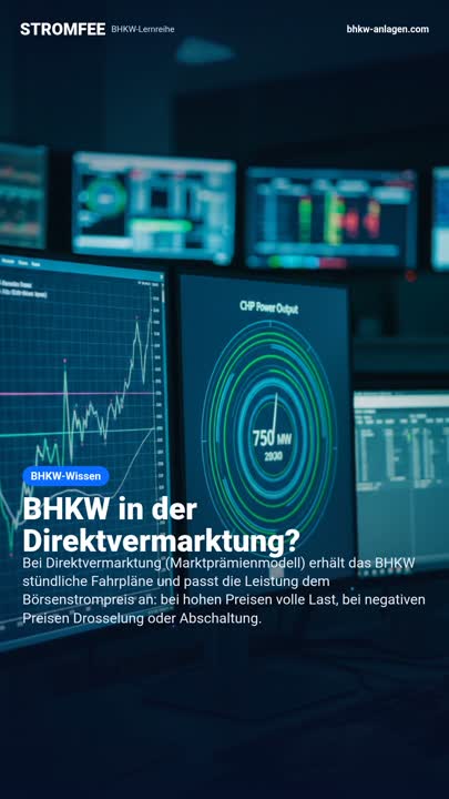 BHKW in der Direktvermarktung?