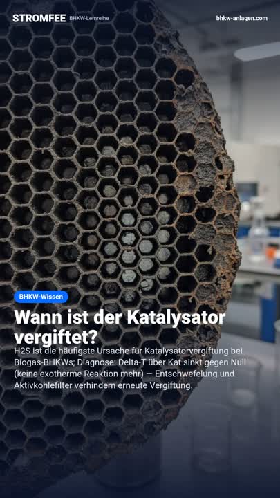 Wann ist der Katalysator vergiftet?