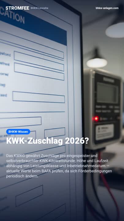 KWK-Zuschlag 2026?