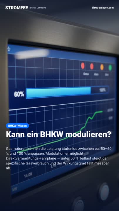 Kann ein BHKW modulieren?