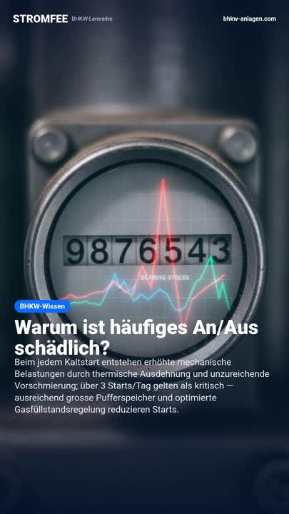 Warum ist häufiges An/Aus schädlich?