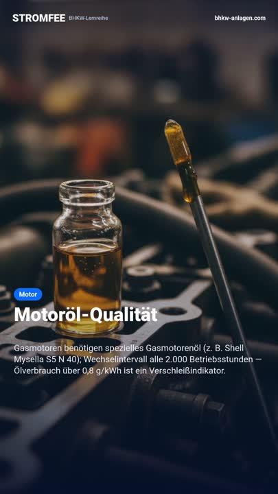 Motoröl-Qualität