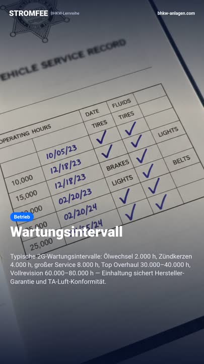 Wartungsintervall